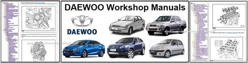 Daewoo Service Repair Workshop Manual Download
